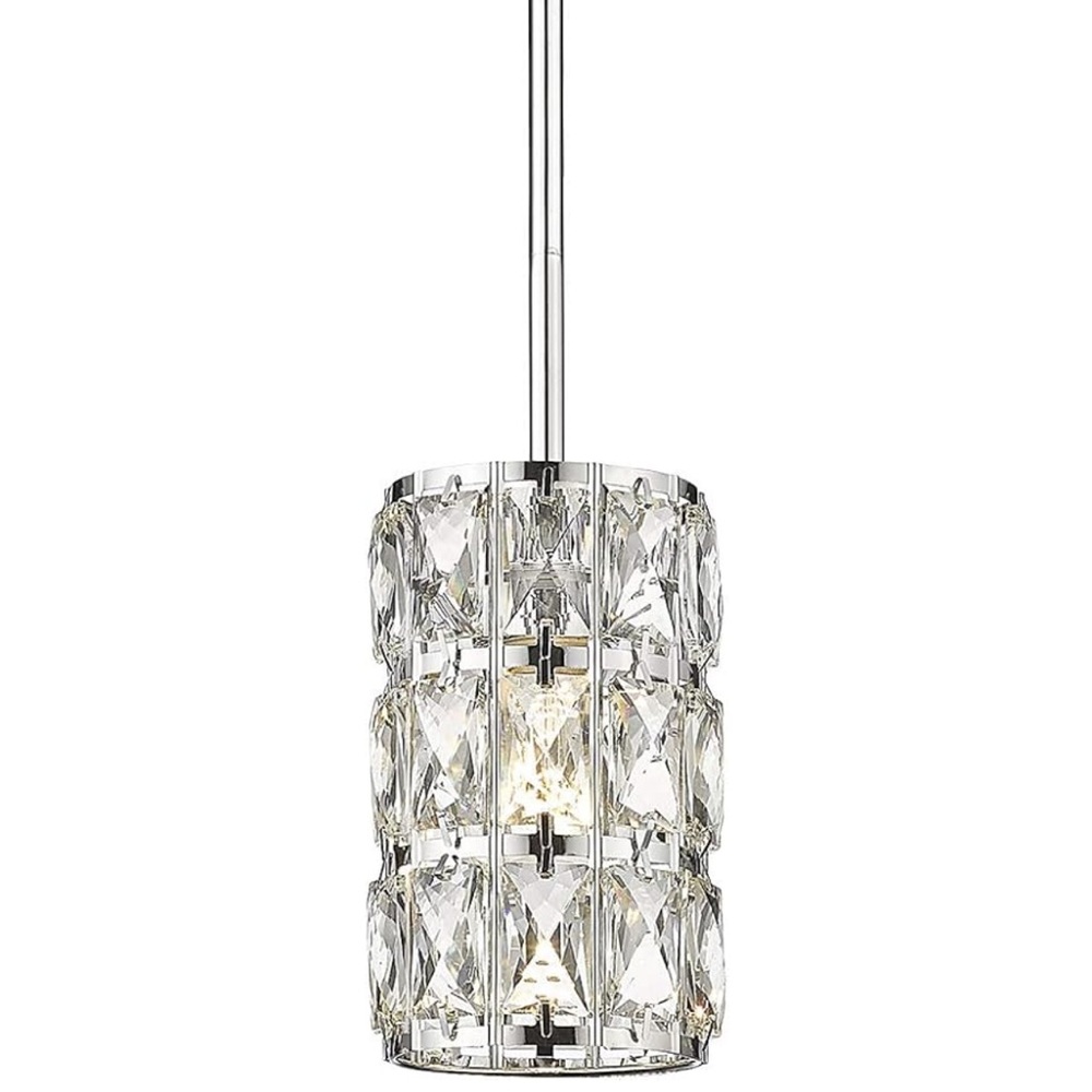 Caldion Elegant Silver Crystal Pendant Light